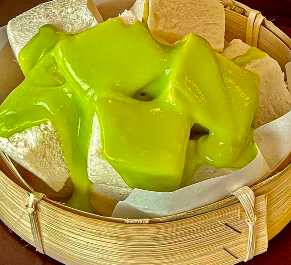 Pandan custard