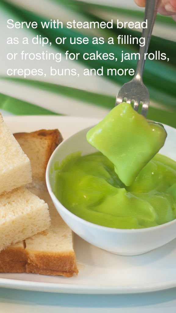 Ying Kanom thai Pandan Custard